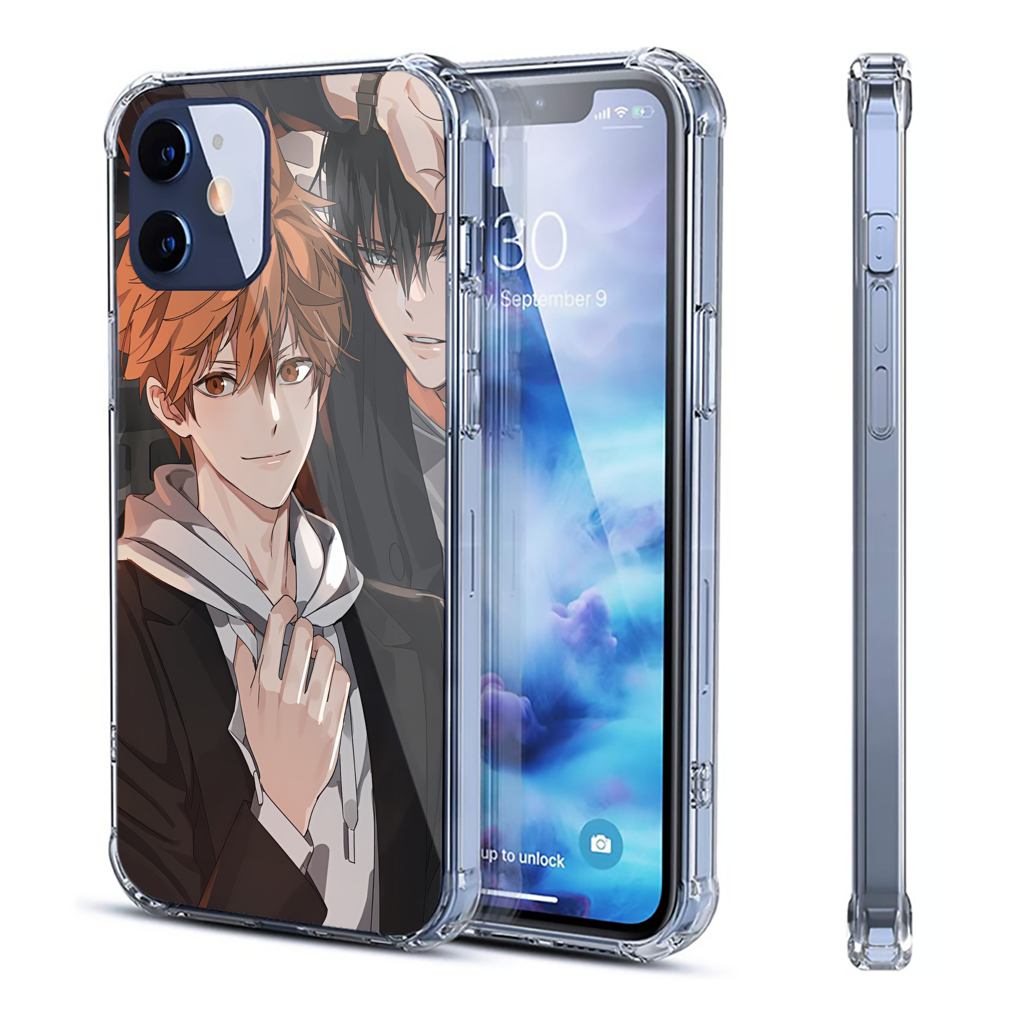 （画像用） ハイキュー!! Haikyu!! 【iPhone 12シリーズ対応】透明スマホケース（クリアソフトケース）